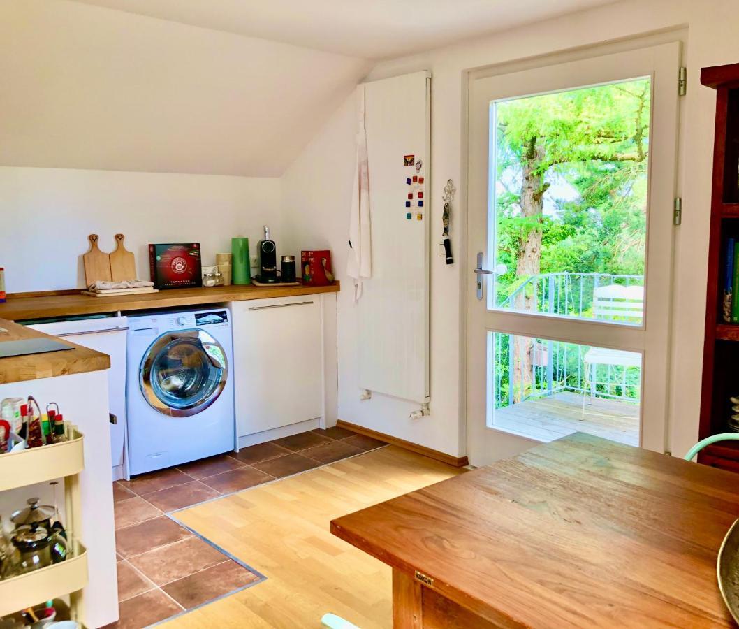 Charmante Ferienwohnung Mit Balkon Im 5-Seen-Land Hechendorf am Pilsensee Luaran gambar